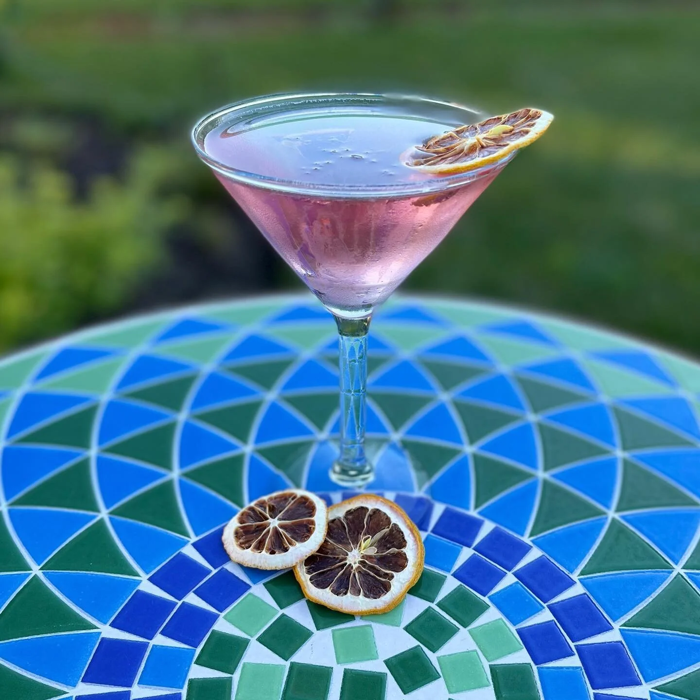 Signature martini cocktail